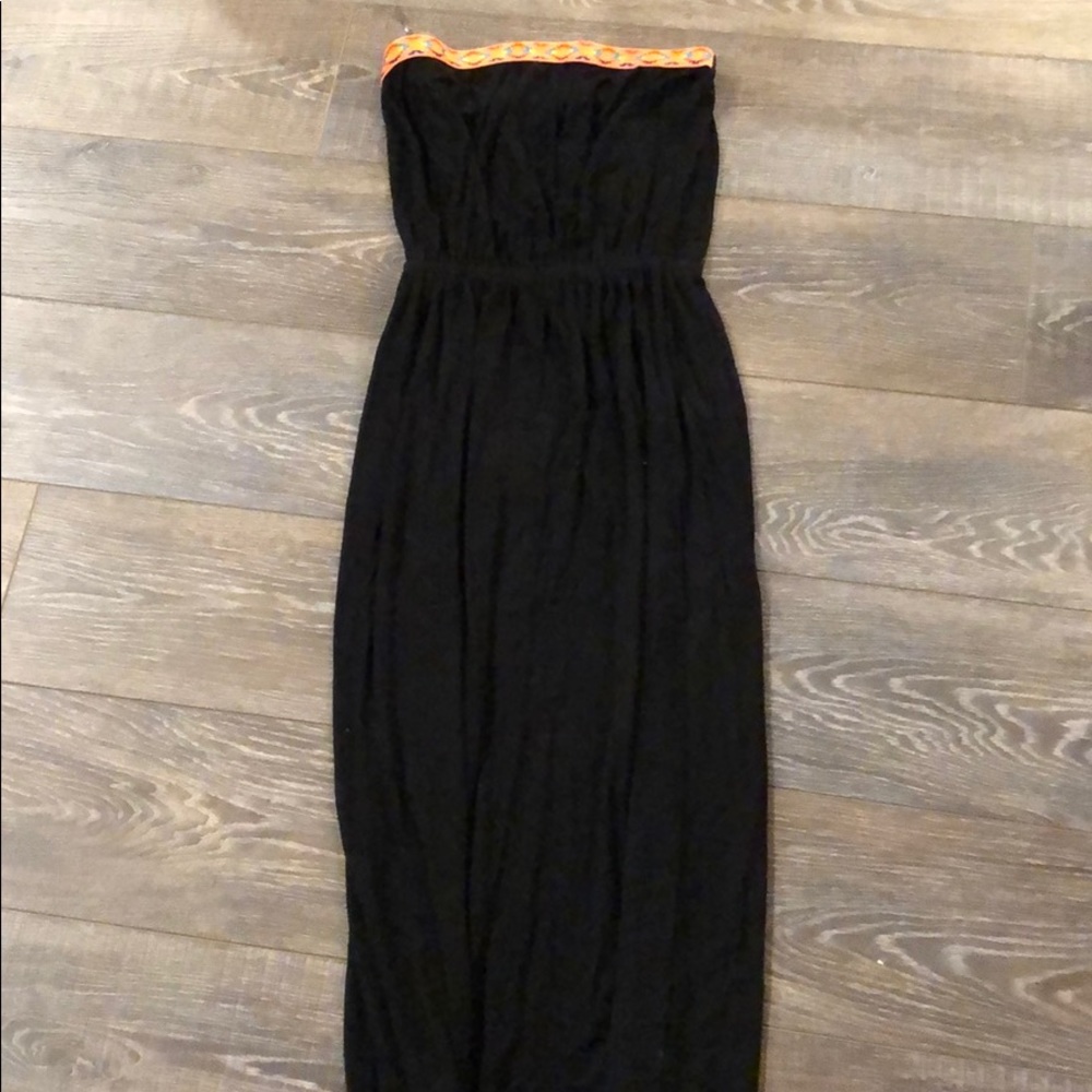 Black maxi dress